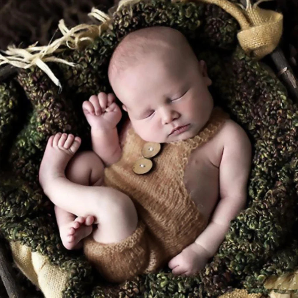 Baby Photography Props Newborn Ladybird Insect Costume Boy Girl Infant Crochet Knit Hat Outfits Lace Ladybird