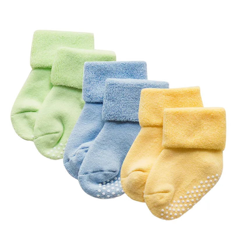 3 Pairs DreamShining Cotton Baby Socks