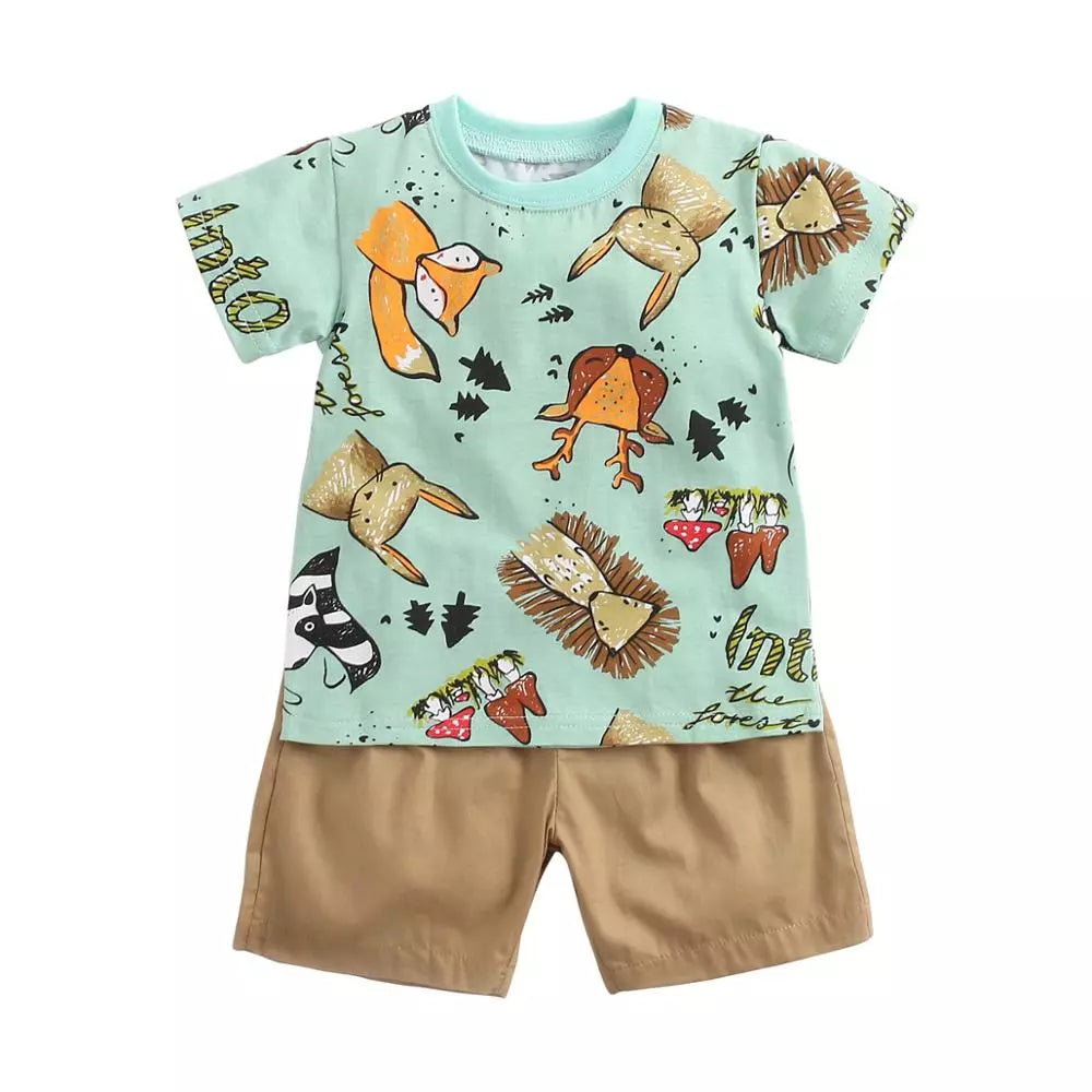 Cartoon Boys Clothing Set