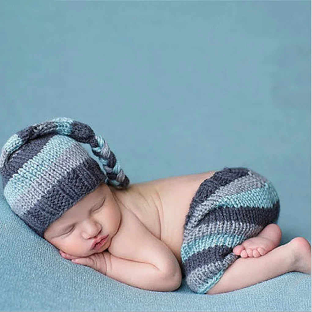 Baby Photography Props Newborn Ladybird Insect Costume Boy Girl Infant Crochet Knit Hat Outfits Lace Ladybird