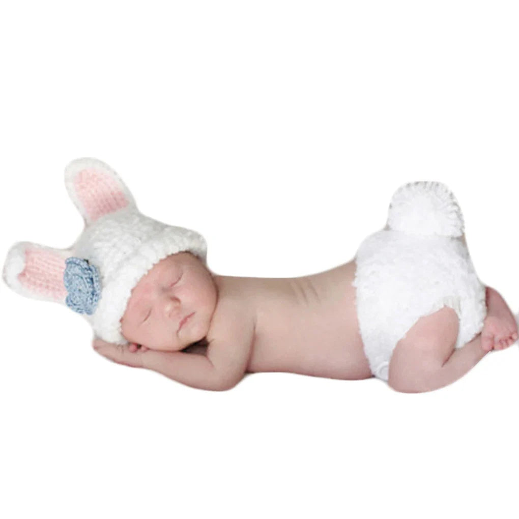 Baby Photography Props Newborn Ladybird Insect Costume Boy Girl Infant Crochet Knit Hat Outfits Lace Ladybird
