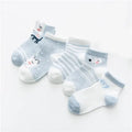 5Pairs Toddler Socks Mesh Cotton