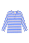 Milky Blue Stripe Henley