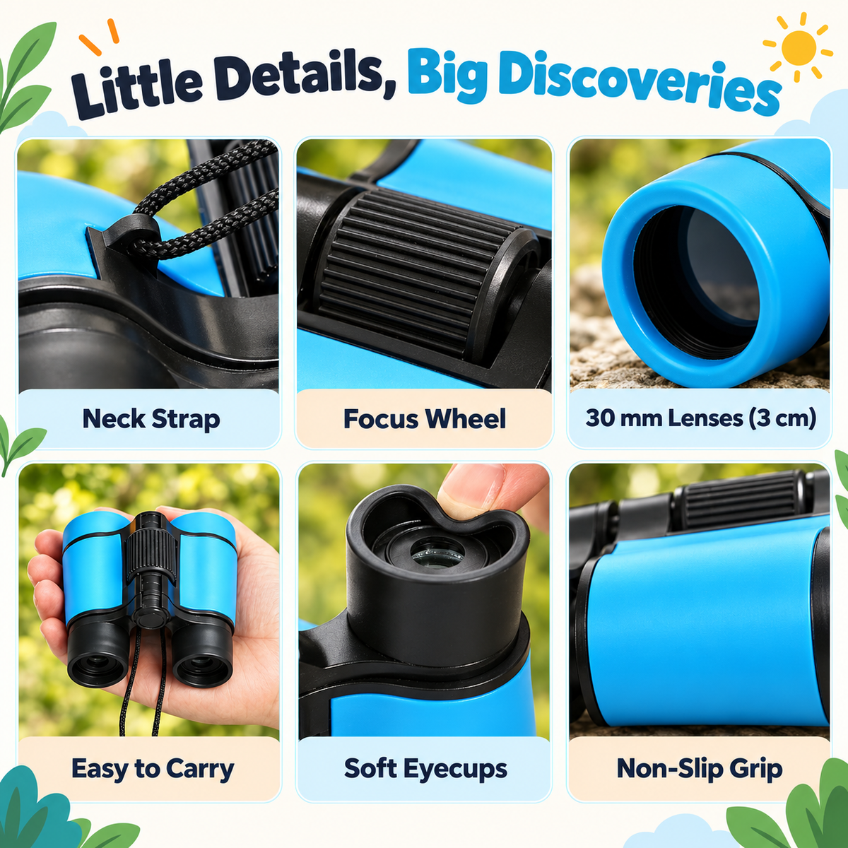 Montessori Little Explorer Binoculars