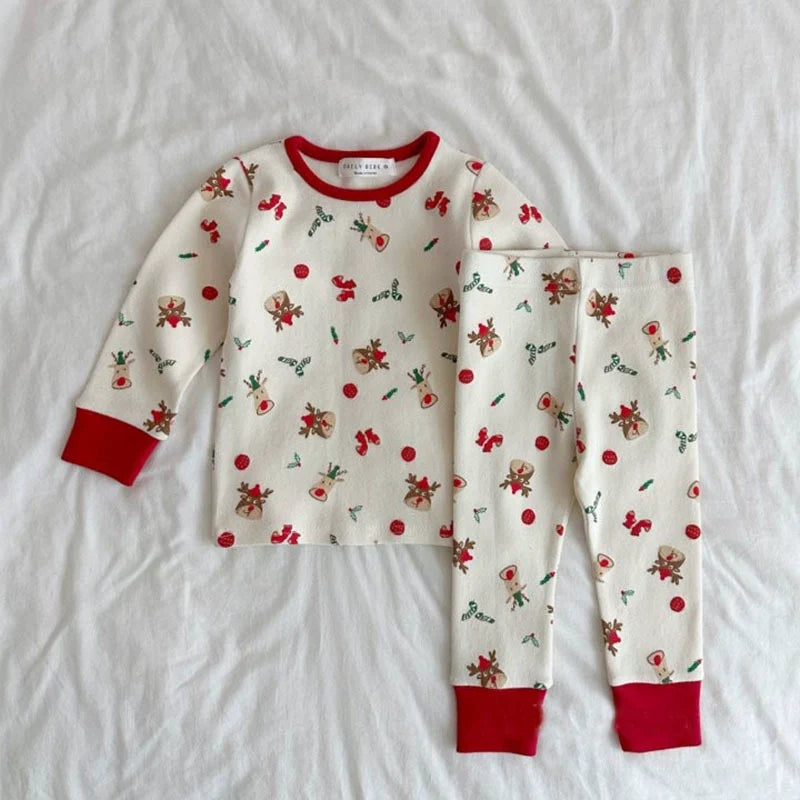 christmas Cotton Rompers + Pants