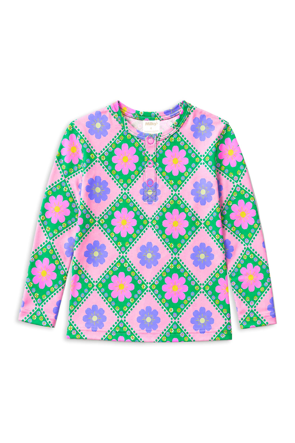 Patchwork Bloom Henley