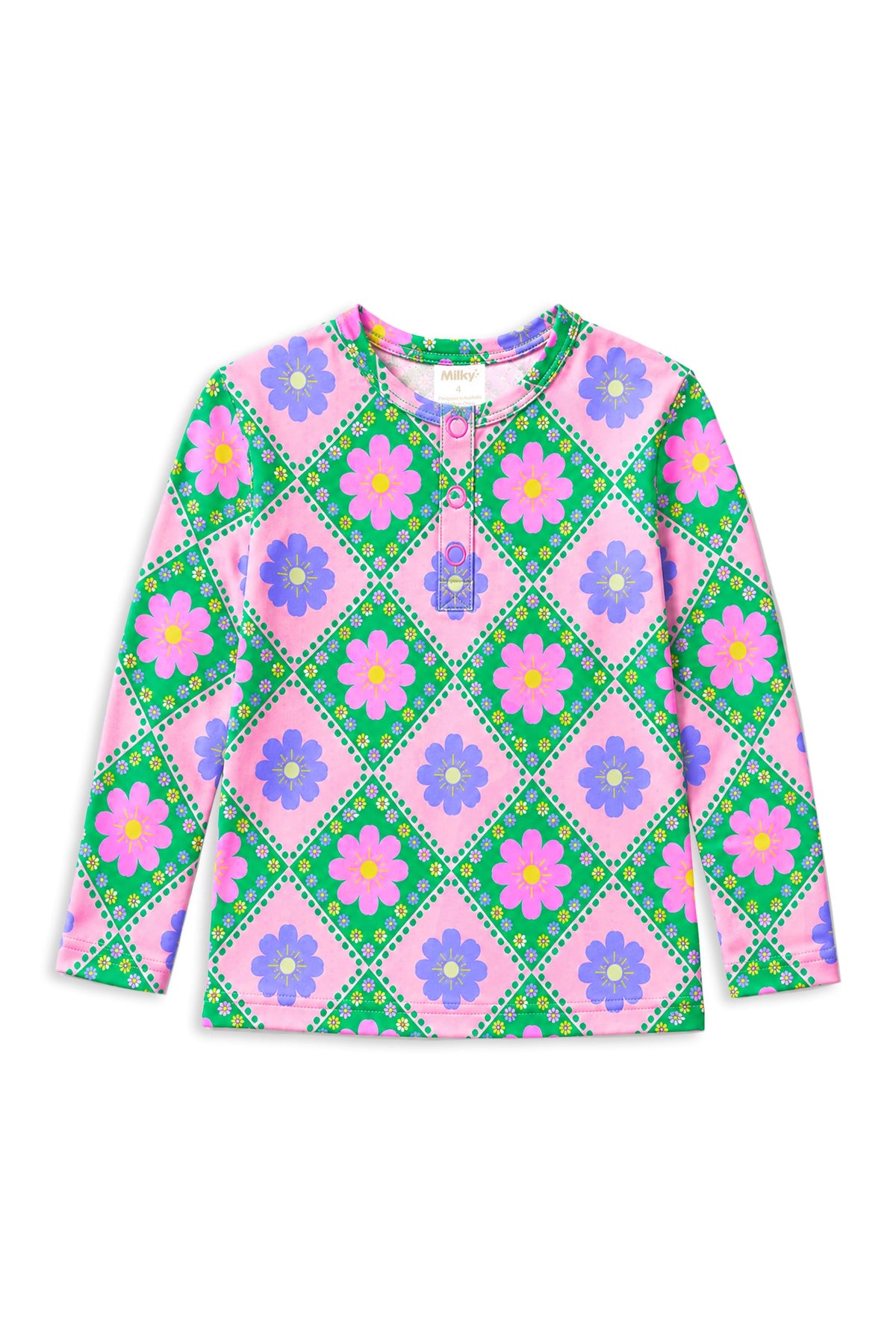 Patchwork Bloom Henley