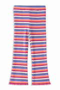Pink Waffle Flared Legging