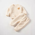 Cute Bear Sweatshirts Pants 2pcs Winter Suits