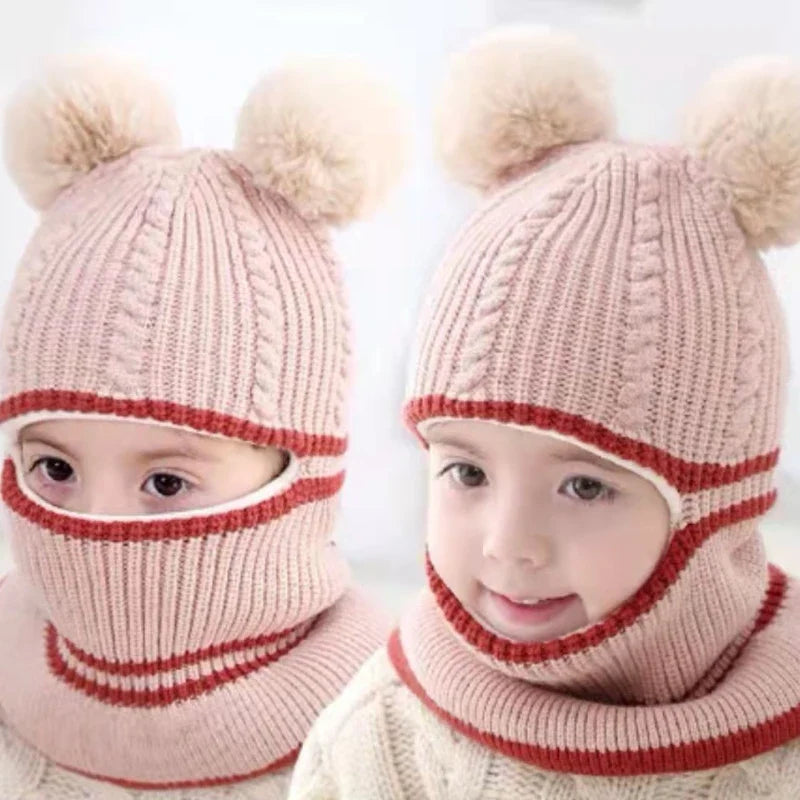 9Baby Hats Scarf One-Piece