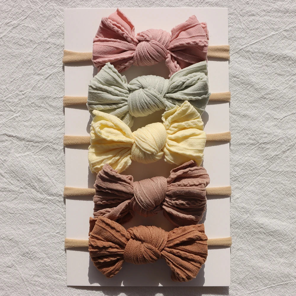 Baby Bow Headband 5Pc Set