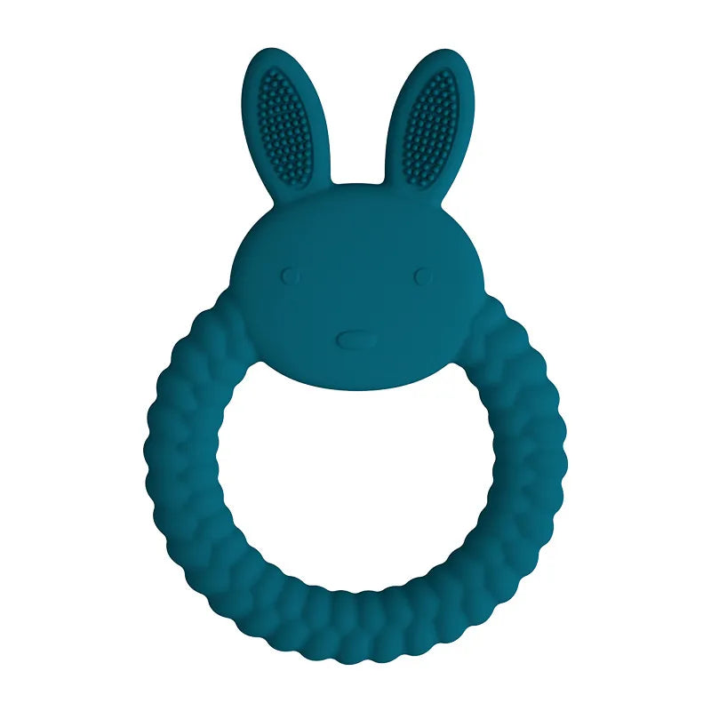 Food Grade Baby Rabbit Silicone Teether