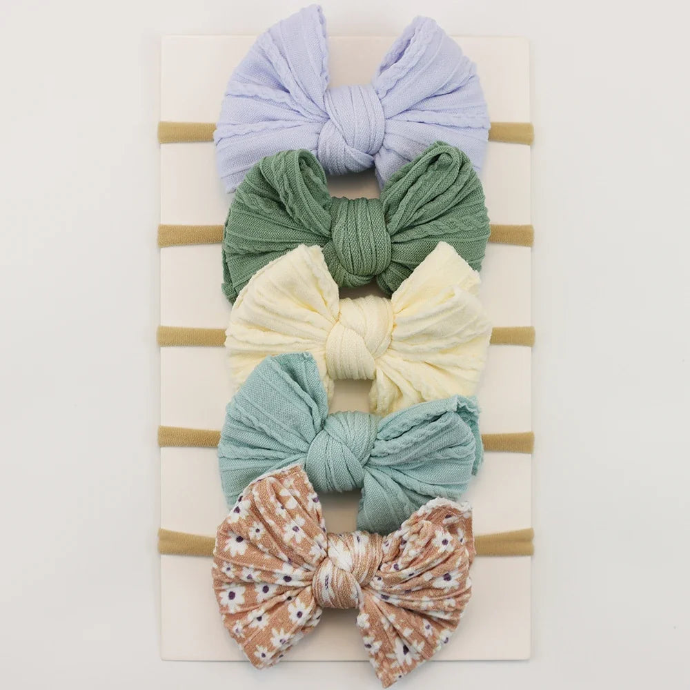 Baby Bow Headband 5Pc Set