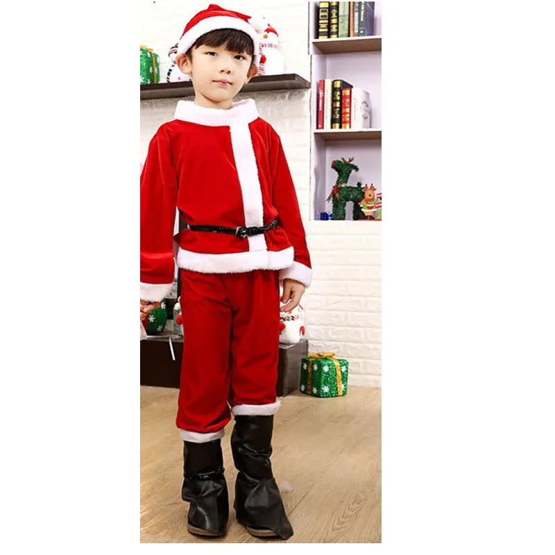 Christmas Toddler Kids Santa Claus Costume
