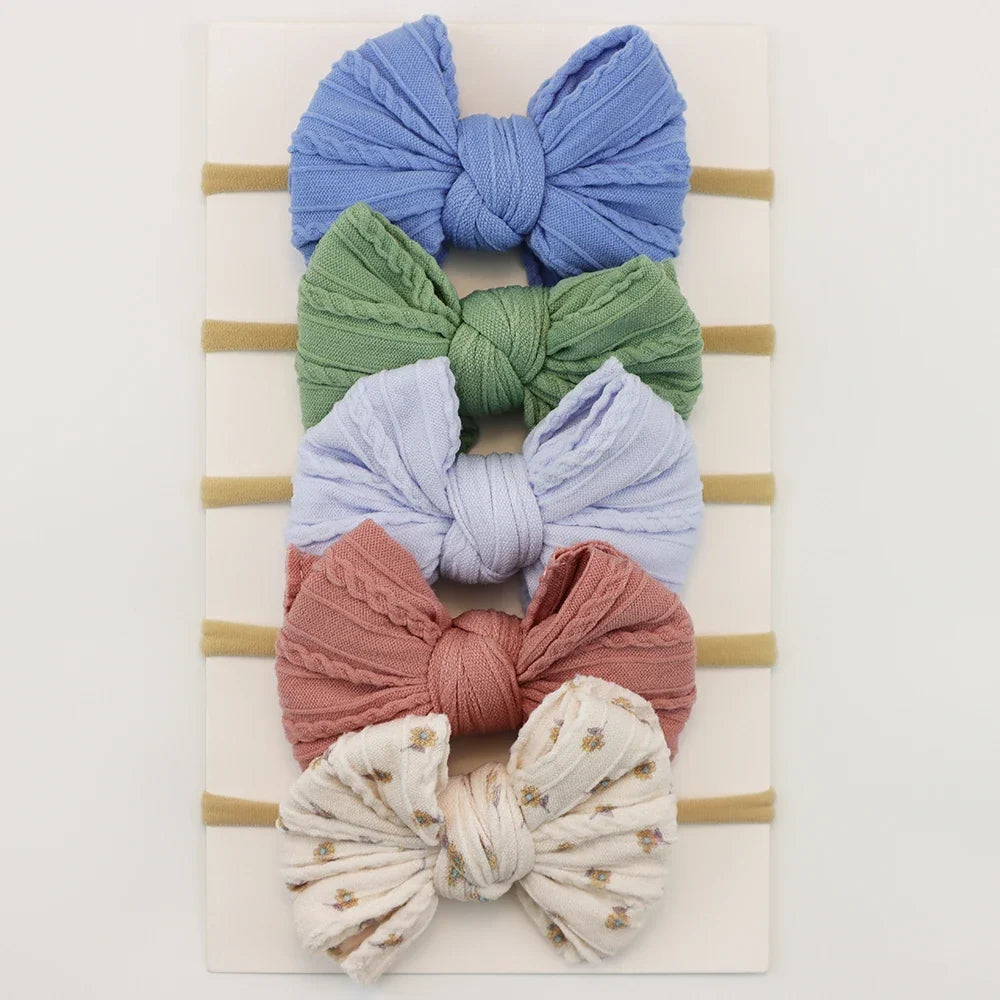Baby Bow Headband 5Pc Set