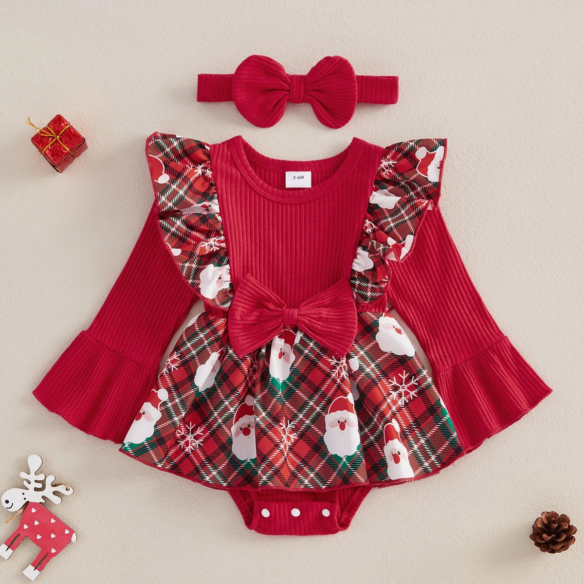 Baby Girl Christmas Bodysuits