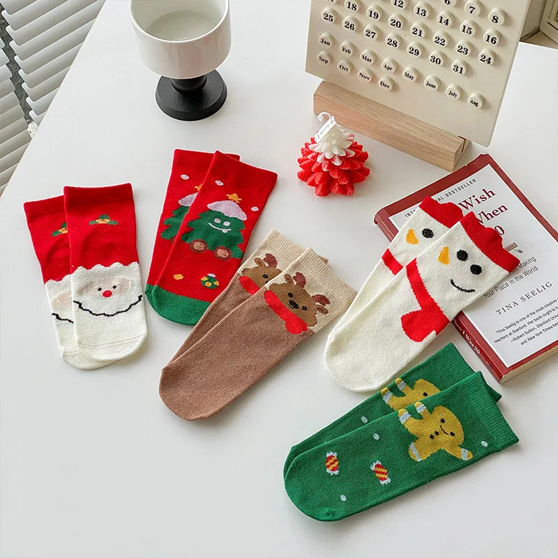 5 Pairs Boneless Combed Cotton Baby Socks