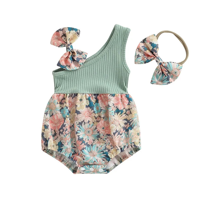 Baby Boy Two Piece Outfits Summer Striped Short Sleeve Shirt and Shorts Set with Matching Hat Stylish Clothes
