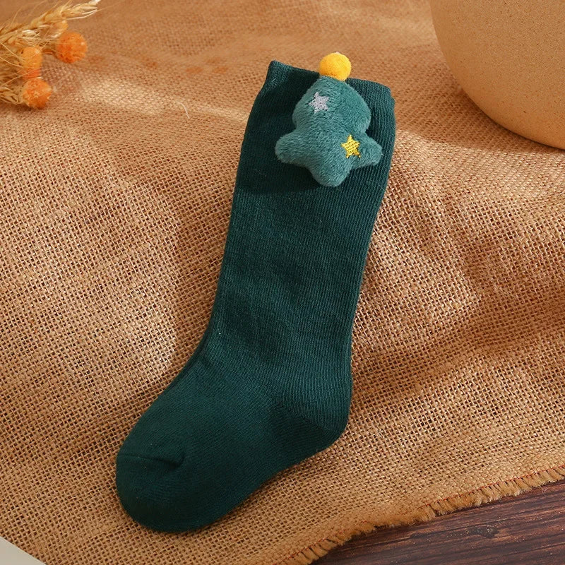 Cute Cartoon Doll Christmas Socks Baby