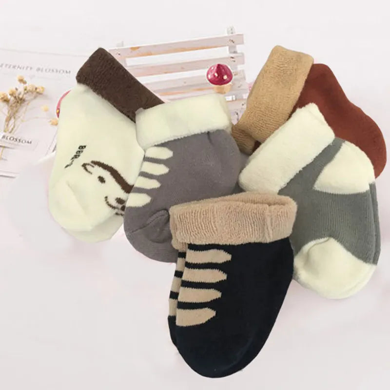 5 Pairs Pattern Color Socks