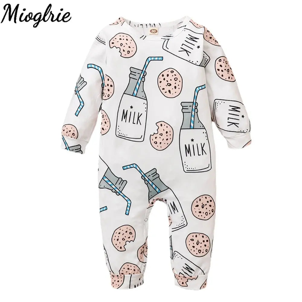 Boy and Girl Romper Long Sleeved Cute Jumpsuit