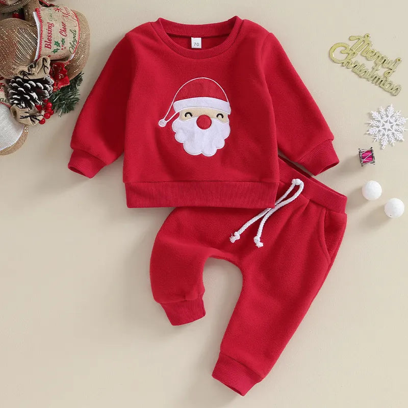 Baby Christmas Santa's Playtime Ensemble Outfit