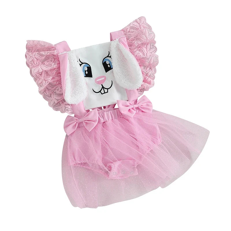 Bunny Outfit Ruffle Jumpsuit/ Overalls