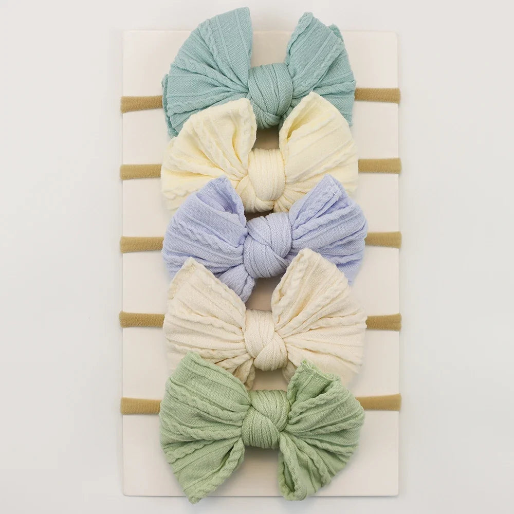 Baby Bow Headband 5Pc Set