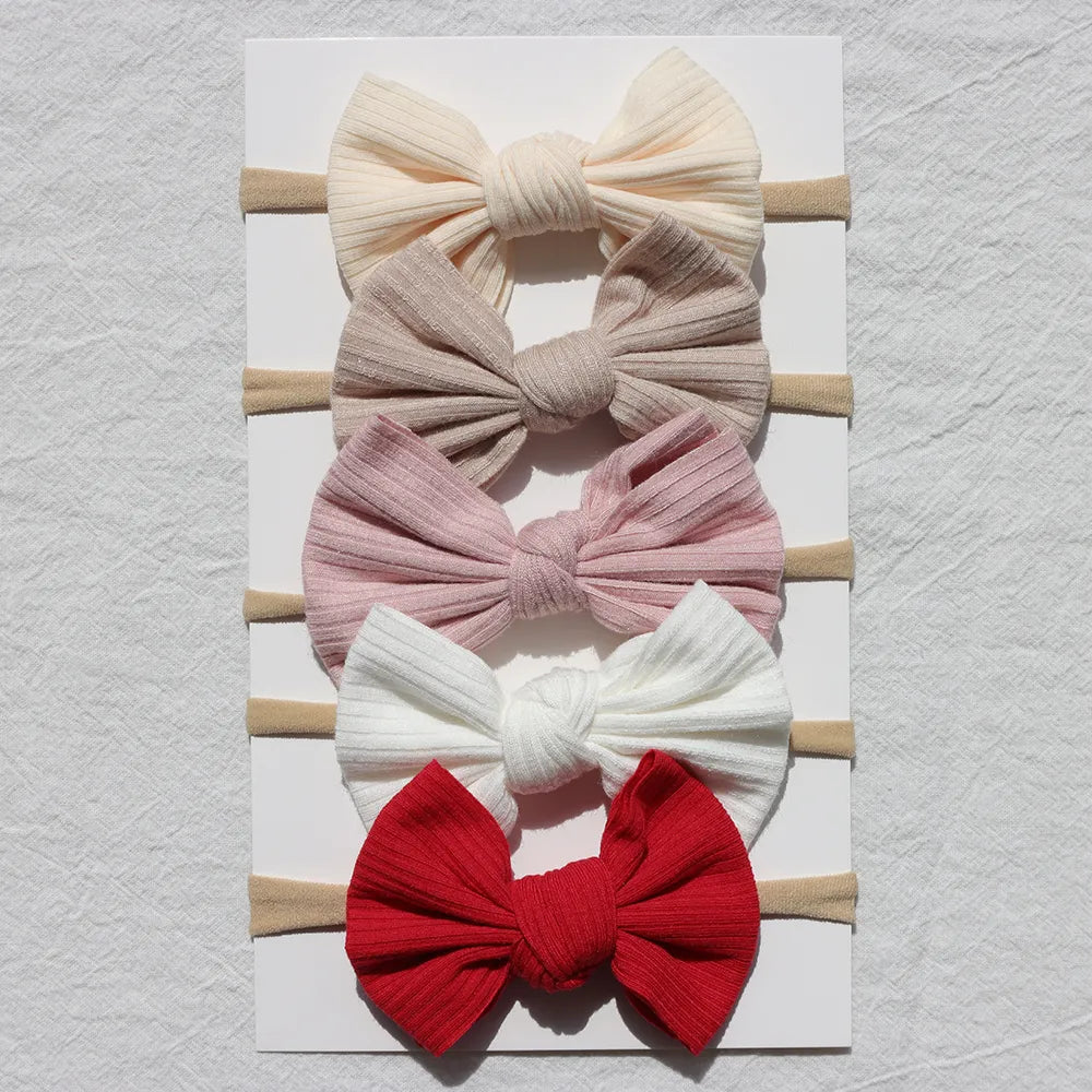 Baby Bow Headband 5Pc Set