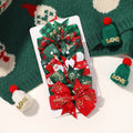 6/8Pcs Christmas Bows Hair Clip