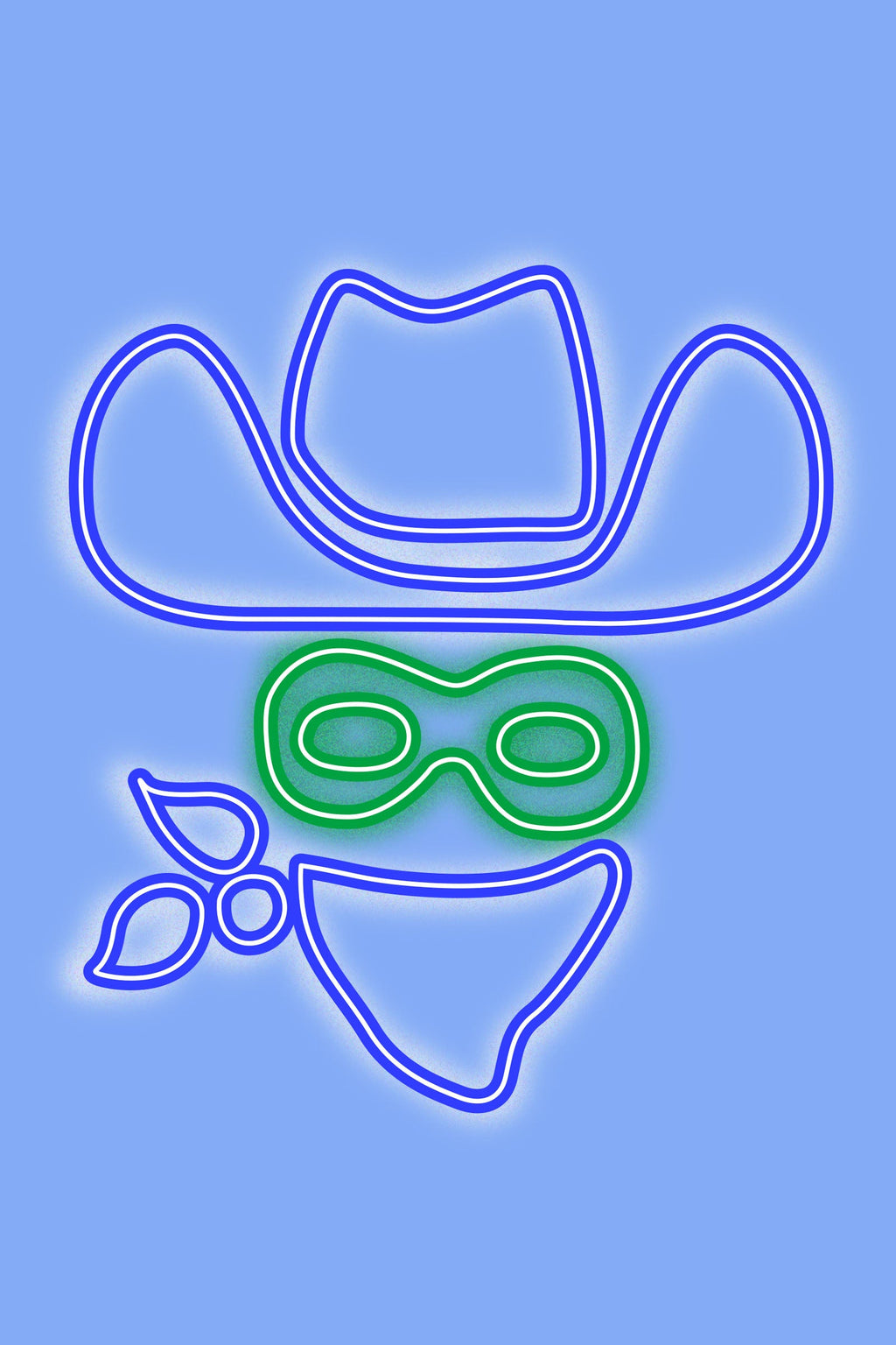 Neon Cowboy Tee