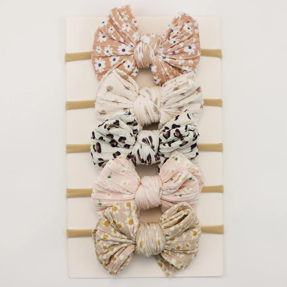 Baby Bow Headband 5Pc Set