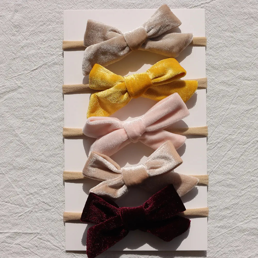 Baby Bow Headband 5Pc Set