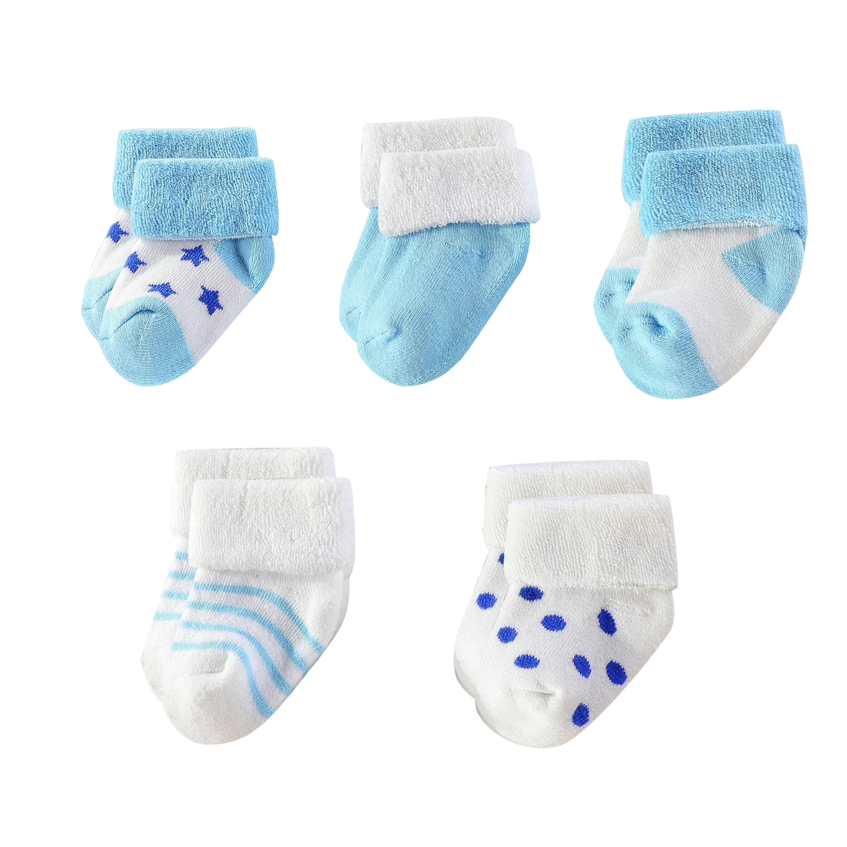 5 Pairs Pattern Color Socks