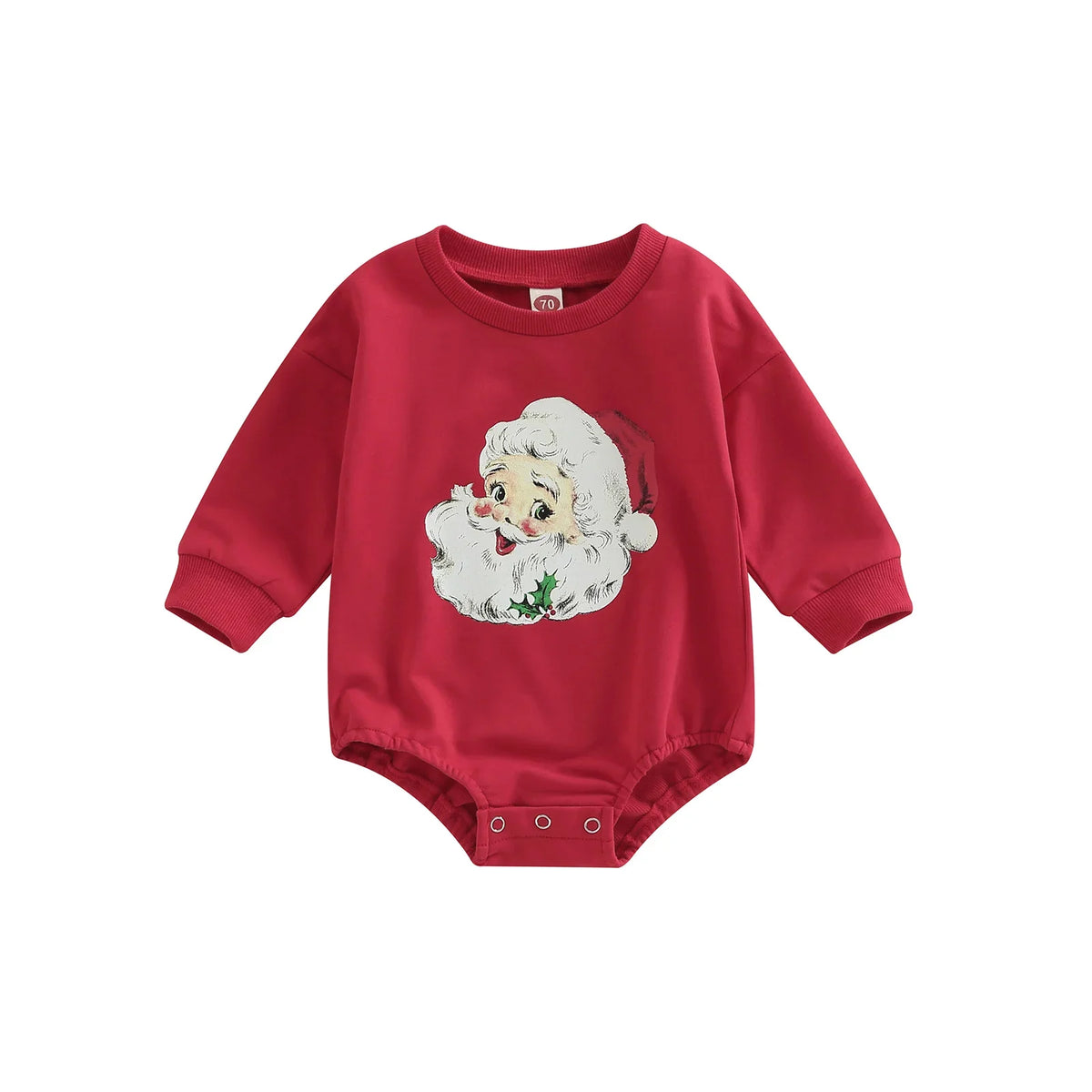 Cartoon Santa Christmas Baby Romper