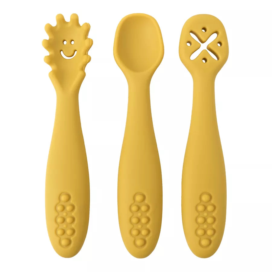 3PCS Cute Baby Learning Utensils Set