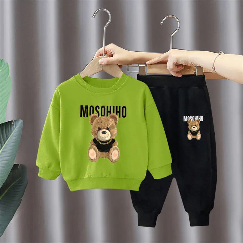 Children Sweatshirt Bear 2pc Set