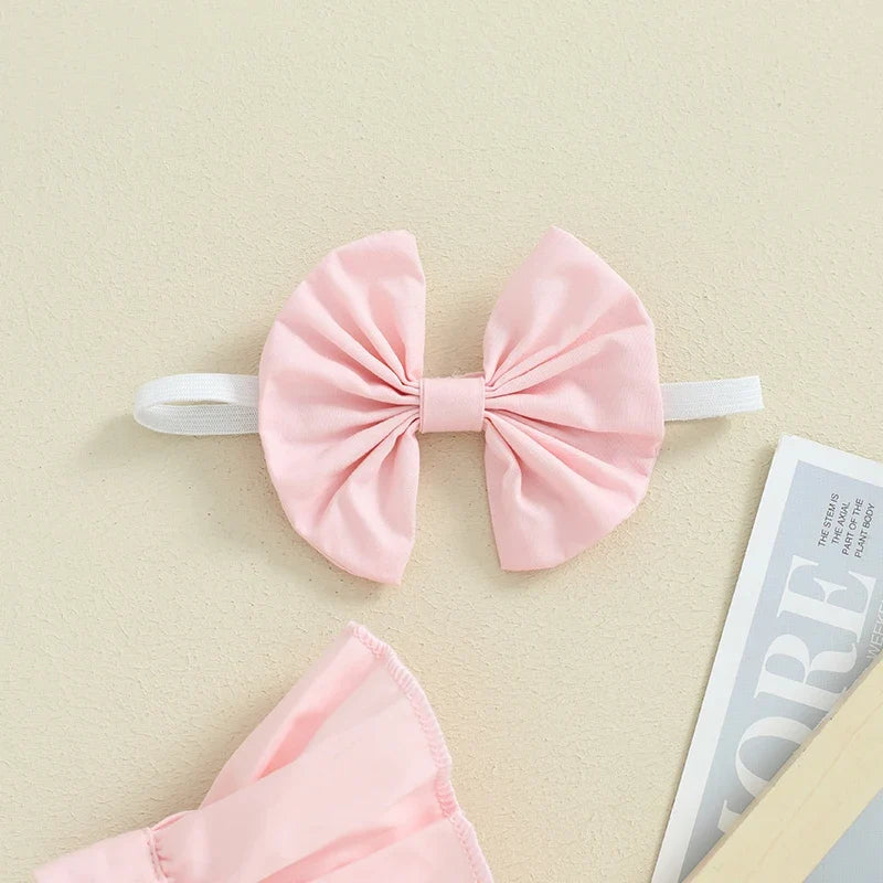 Baby Girl Easter Outfit Rabbit Print