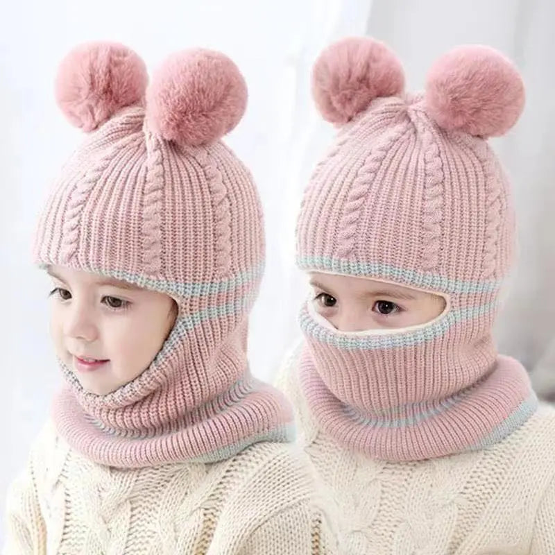 9Baby Hats Scarf One-Piece