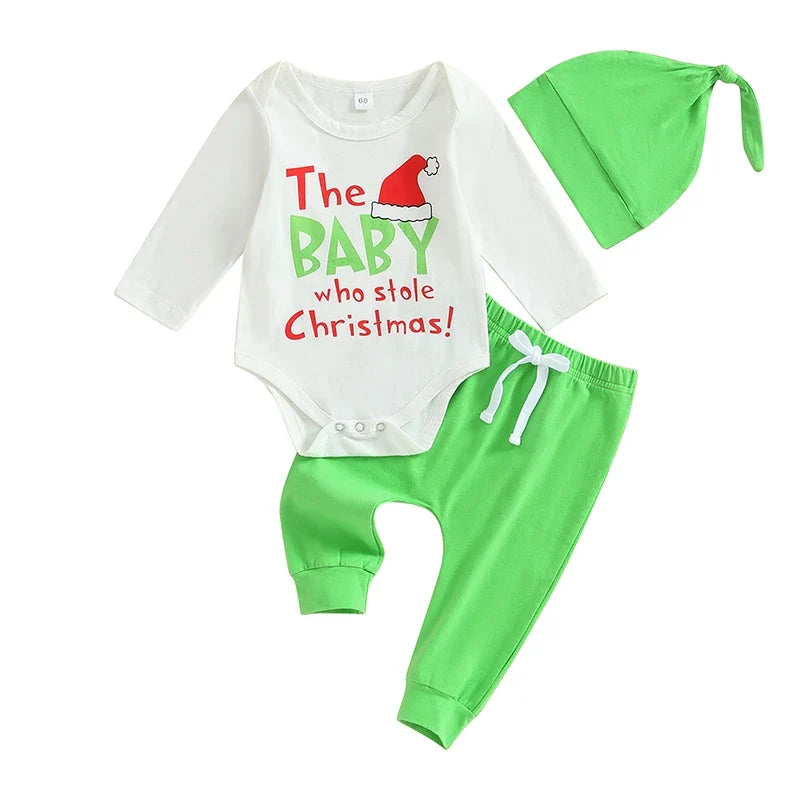 Comfy Cotton Letter-Print Baby Bodysuite Set