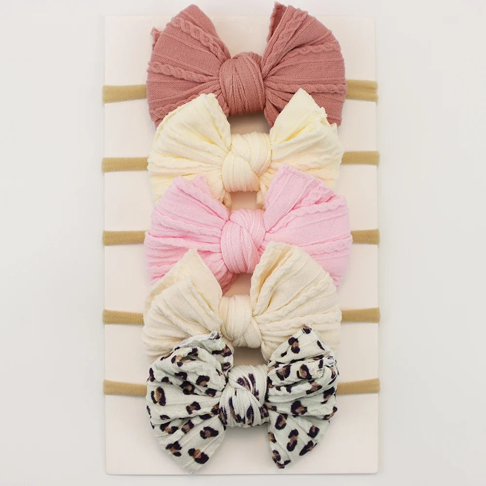 Baby Bow Headband 5Pc Set