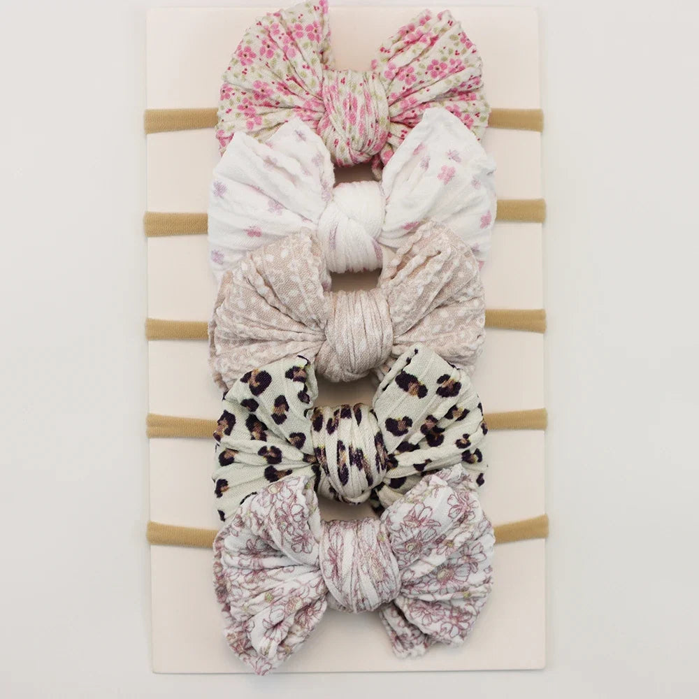 Baby Bow Headband 5Pc Set