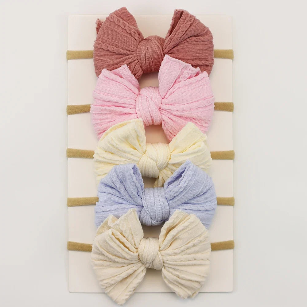 Baby Bow Headband 5Pc Set