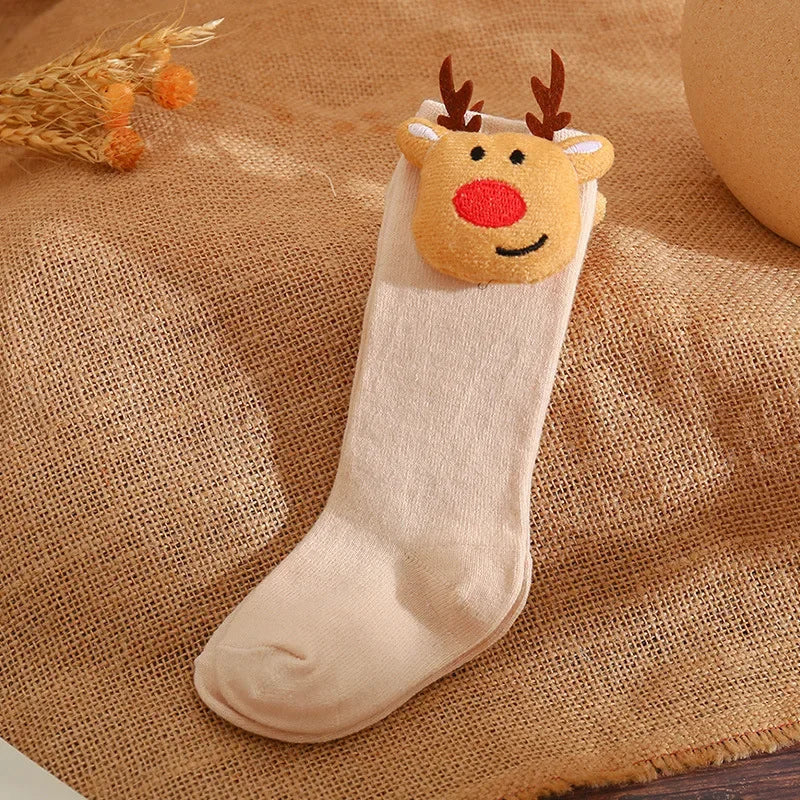 Cute Cartoon Doll Christmas Socks Baby