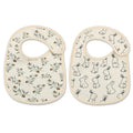 Cotton Waterproof Baby Bibs 2pc