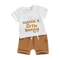 Bunny Crewneck Short Sleeve T-Shirt and Shorts