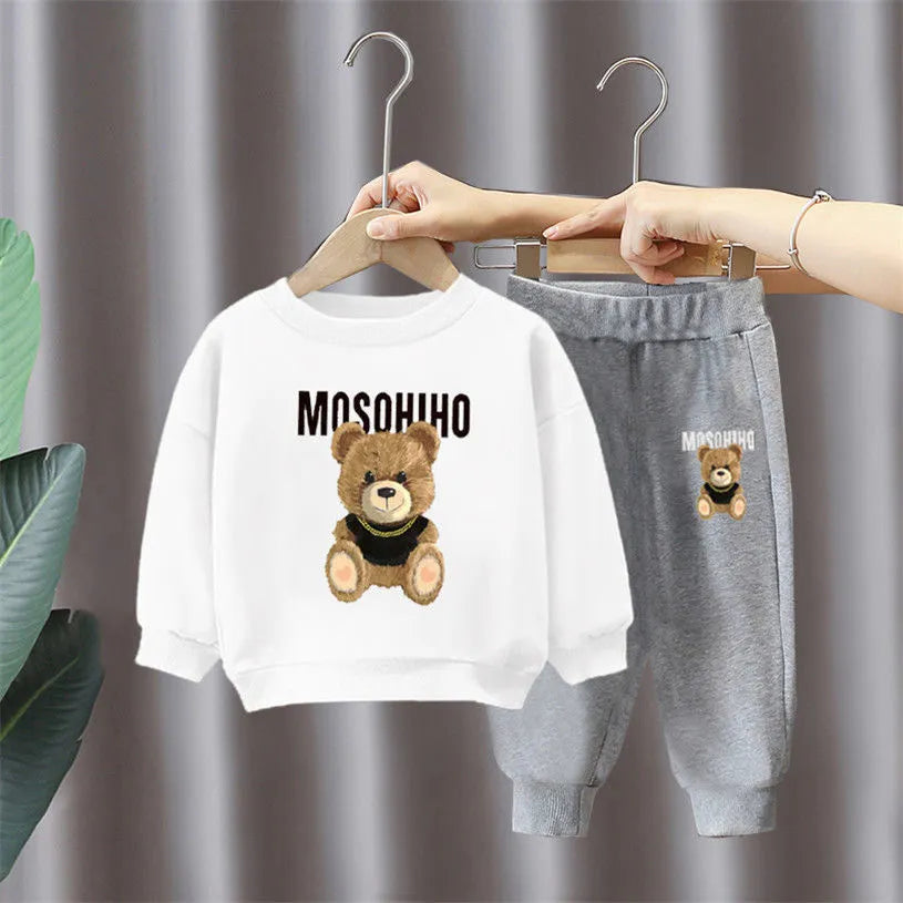 Children Sweatshirt Bear 2pc Set