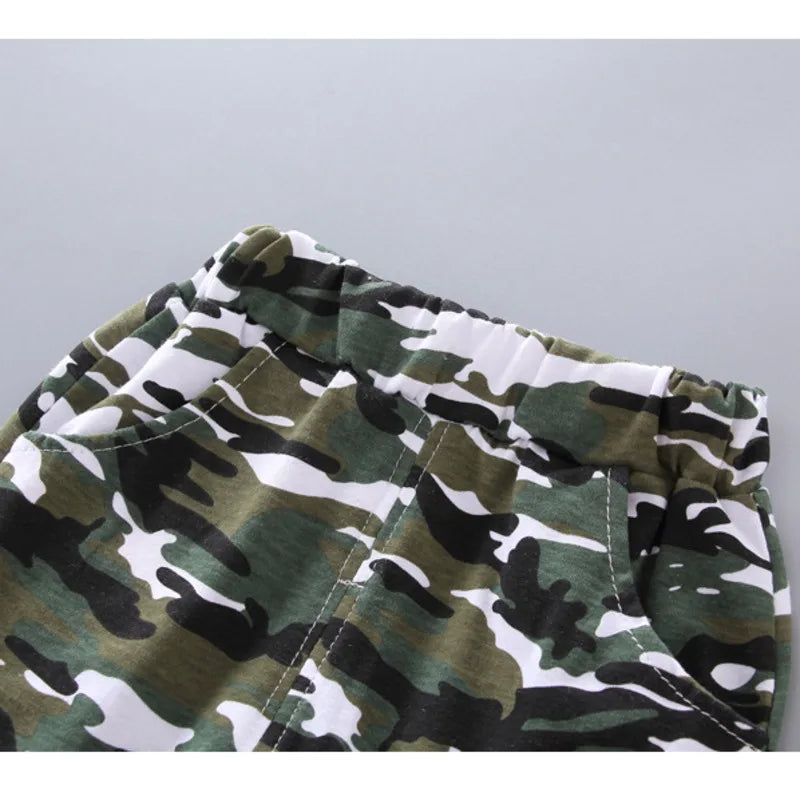 Boys T-Shirt + Shorts 2Pcs/Sets