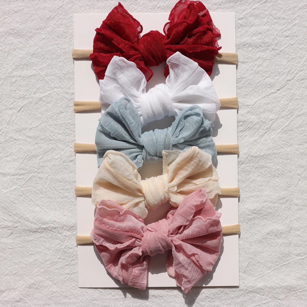 Baby Bow Headband 5Pc Set