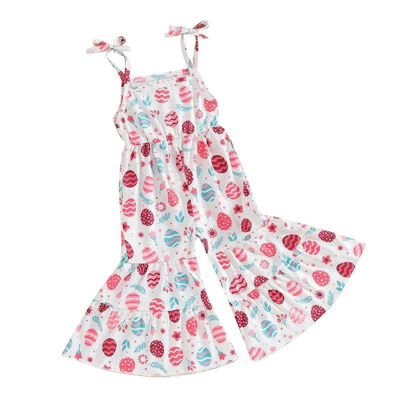 Bunny Romper Flared Jumpsuit